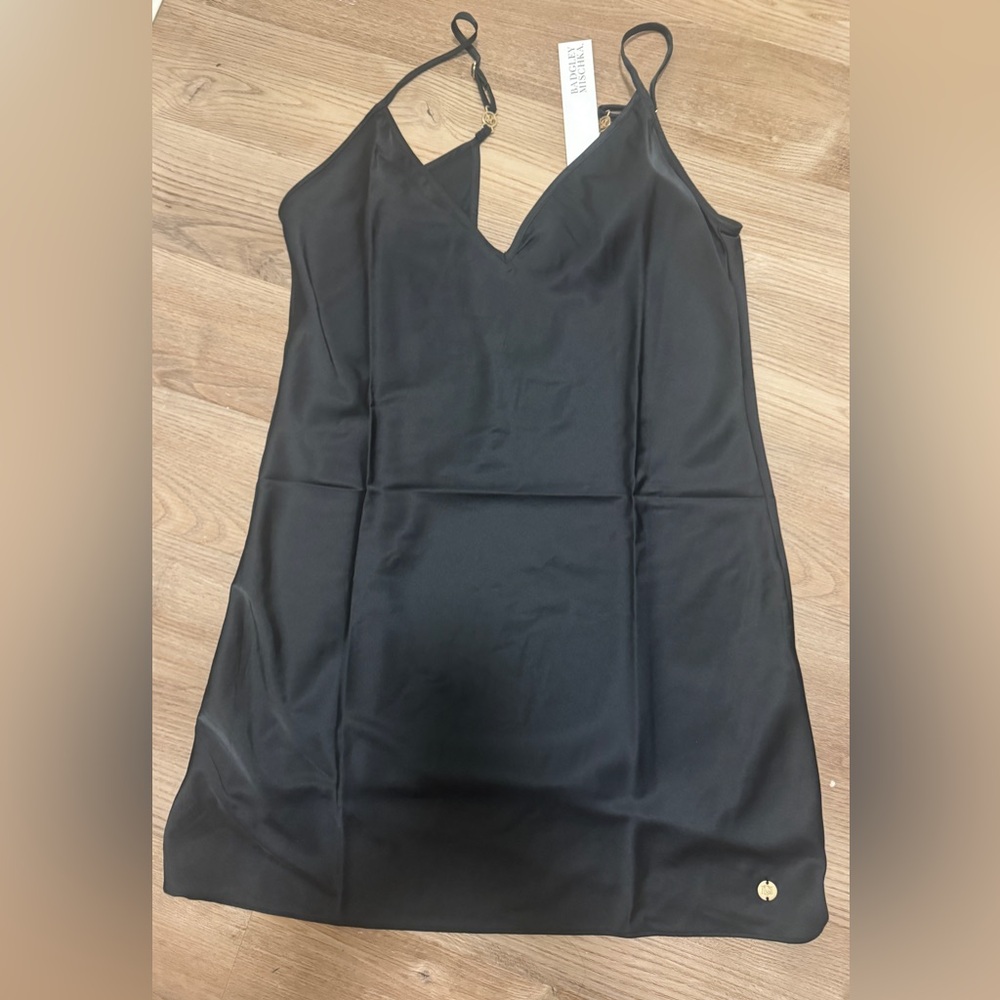 NWT Bartley Mischka Satin & Sparkle slip